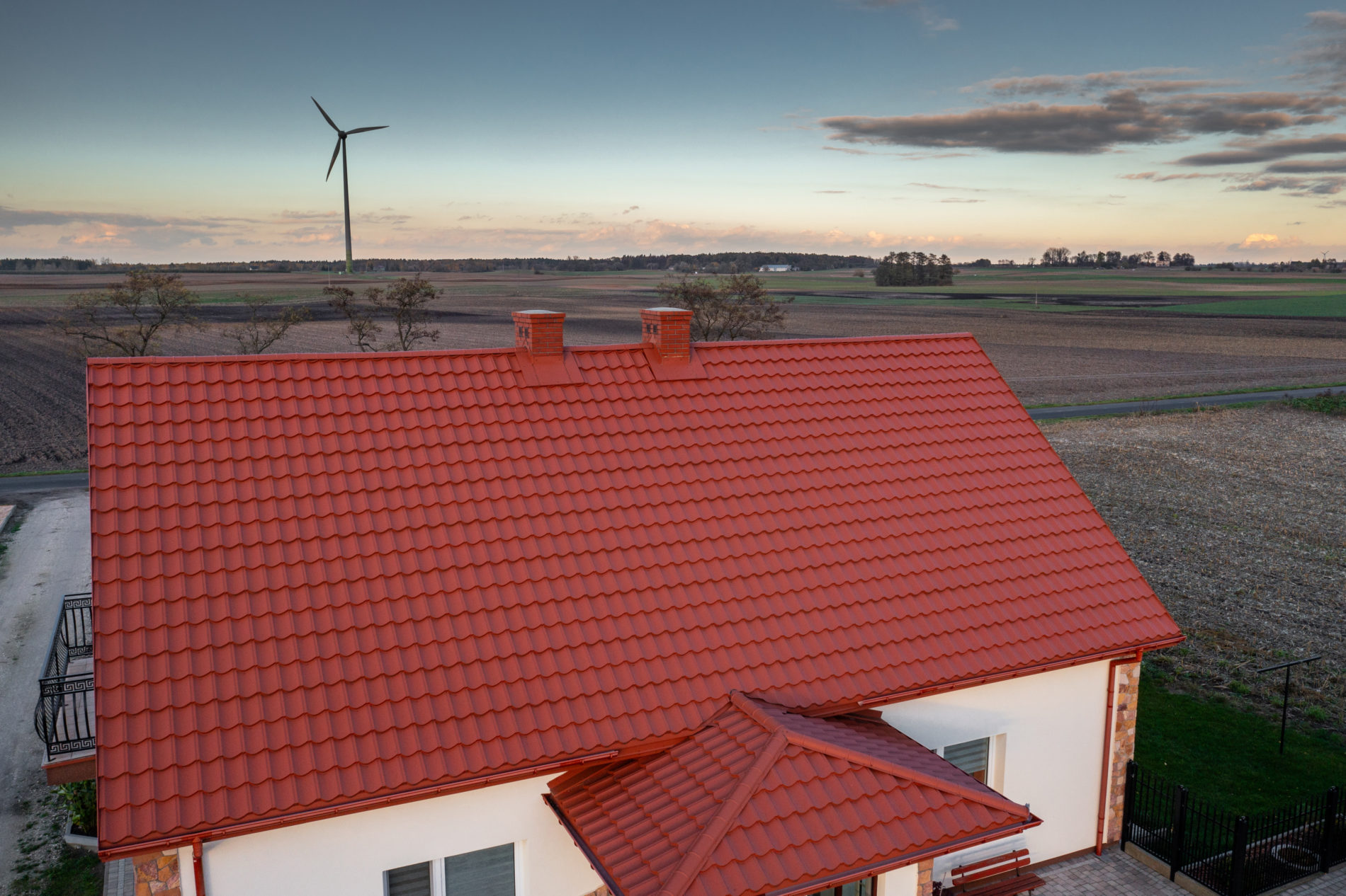Scandinavia roof modern - modular metal tile Bratex