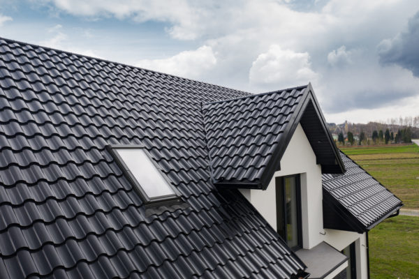 Bratex Centro hybrid metal roofing tiles. system metal roof tiles, hybrid sheet metal, modular roof